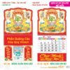 Lịch Treo Tường Lò Xo 2027 TS Mẫu TS-12 (37 x 70 cm) Ấn Phẩm Lịch Tết Eco Thân Thiện Môi Trường