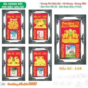 Lịch Bloc Đại Đặc Biệt 2027 TS Mẫu TS-45 (49 x 78 cm) Ấn Phẩm Lịch Tết Eco Thân Thiện Môi Trường
