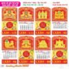 Lịch Treo Tường Lò Xo 2027 TS Mẫu TS-49 (37 x 70 cm) Ấn Phẩm Lịch Tết Eco Thân Thiện Môi Trường