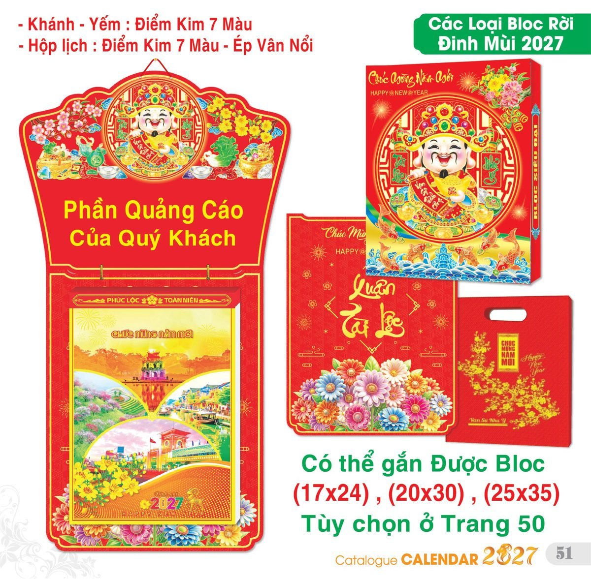 TS_TS_Catalog_Lich_2027-52 Lịch Bloc Siêu Đại 2027 TS Mẫu TS-52 (17 x 24 cm) Ấn Phẩm Lịch Tết Eco Thân Thiện Môi Trường