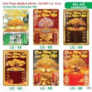 Lịch Bìa Treo 2027 TS Mẫu TS-64 (40 x 60 cm) Ấn Phẩm Lịch Tết Eco Thân Thiện Môi Trường