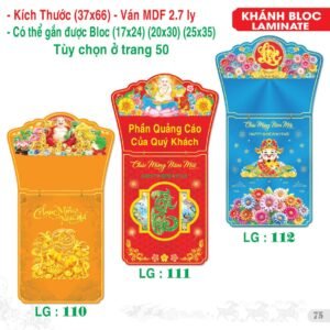 Lịch Bloc Siêu Đại 2027 TS Mẫu TS-76 (37 x 66 cm) Ấn Phẩm Lịch Tết Eco Thân Thiện Môi Trường