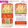Lịch Treo Tường Lò Xo 2027 TS Mẫu TS-9 (37 x 70 cm) Ấn Phẩm Lịch Tết Eco Thân Thiện Môi Trường