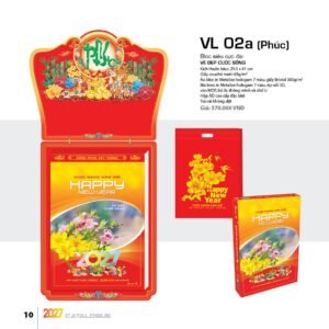 Lịch Bloc Siêu Cực Đại 2027 VL Mẫu VL02A (38 x 53 cm) Ấn Phẩm Lịch Tết Eco Thân Thiện Môi Trường in logo doanh nghiệp quà tặng Tết tại Quà Tặng EcoTech VN