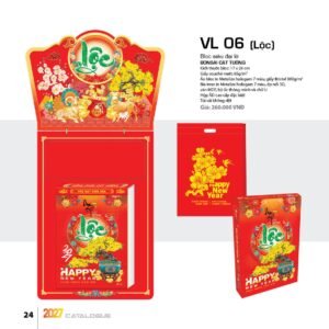 Lịch Bloc Siêu Đại 2027 VL Mẫu VL06 (17 x 24cm) Ấn Phẩm Lịch Tết Eco Thân Thiện Môi Trường in logo doanh nghiệp quà tặng Tết tại Quà Tặng EcoTech VN