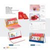 Lịch Bàn Chữ M (Có Note 52 Tuần) 2027 VL Mẫu VLLB09 (24 x 11cm) Ấn Phẩm Lịch Tết Eco Thân Thiện Môi Trường in logo doanh nghiệp quà tặng Tết tại Quà Tặng EcoTech VN