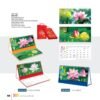 Lịch Bàn Chữ M (Có Note 52 Tuần) 2027 VL Mẫu VLLB13 (24 x 11cm) Ấn Phẩm Lịch Tết Eco Thân Thiện Môi Trường in logo doanh nghiệp quà tặng Tết tại Quà Tặng EcoTech VN