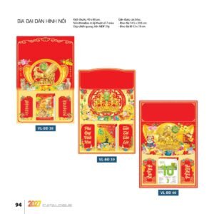 Lịch Bìa Treo 2027 VL Mẫu VLSo (40 x 60cm) Ấn Phẩm Lịch Tết Eco Thân Thiện Môi Trường in logo doanh nghiệp quà tặng Tết tại Quà Tặng EcoTech VN